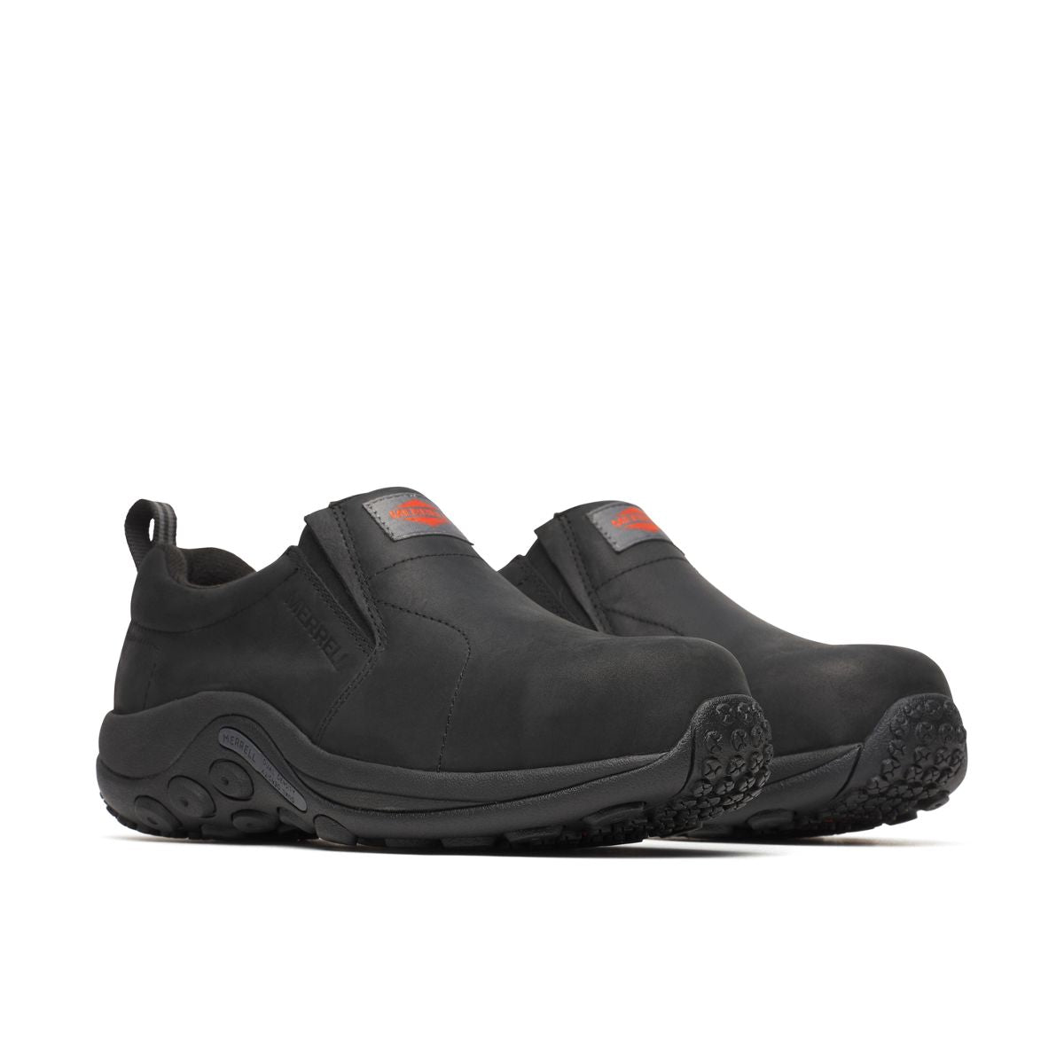 Men Jungle Moc Leather Hi-Vis Carbon Fiber Low Wide Width - Slip Ons