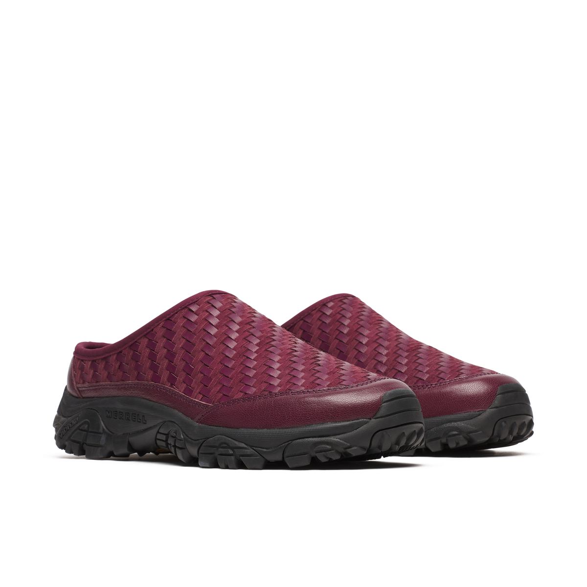 Unisex Moab 2 Slide Leather Woven 1TRL Casual Slip Ons