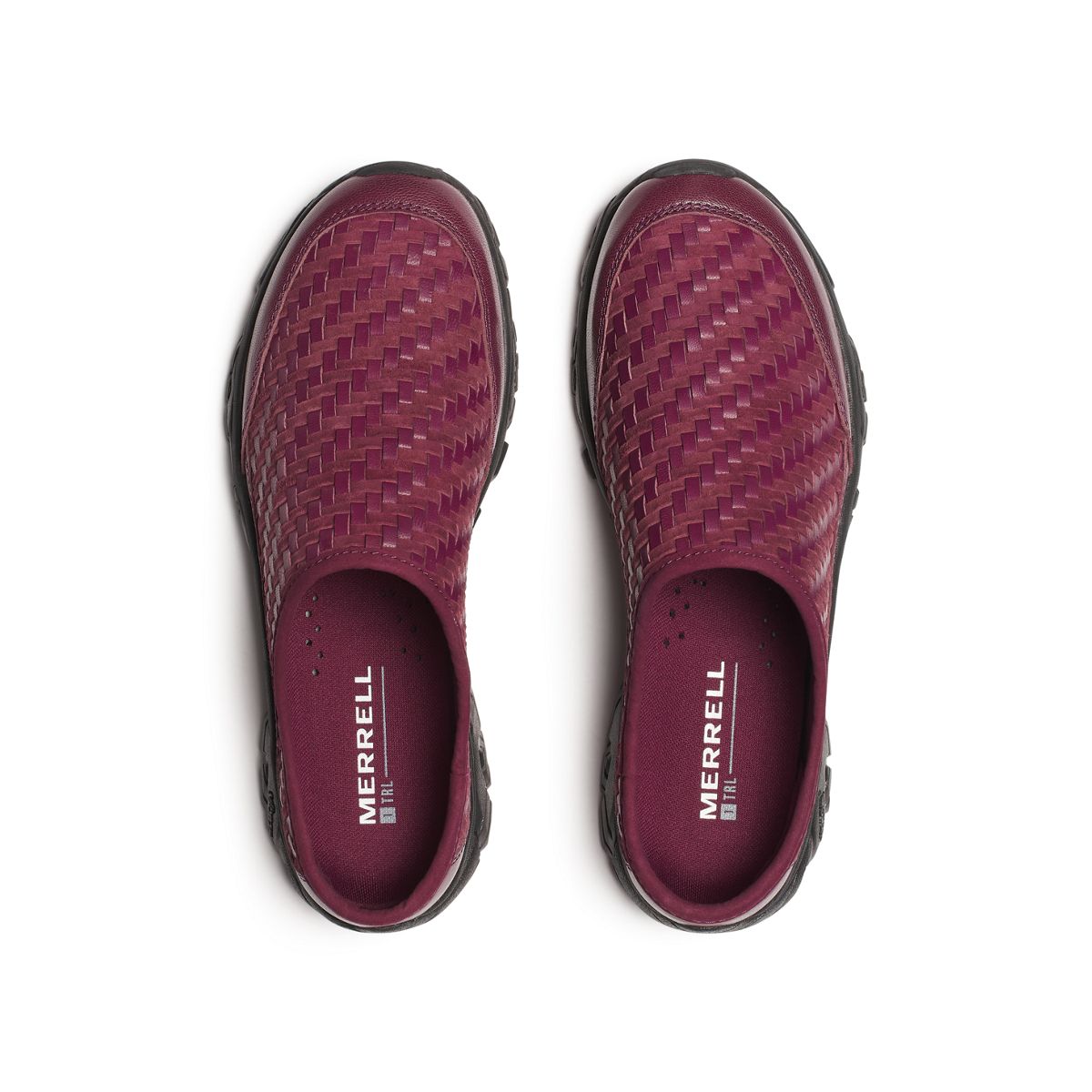 Unisex Moab 2 Slide Leather Woven 1TRL Casual Slip Ons