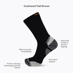 Cushion Trail Runner Tab Sock - Socks
