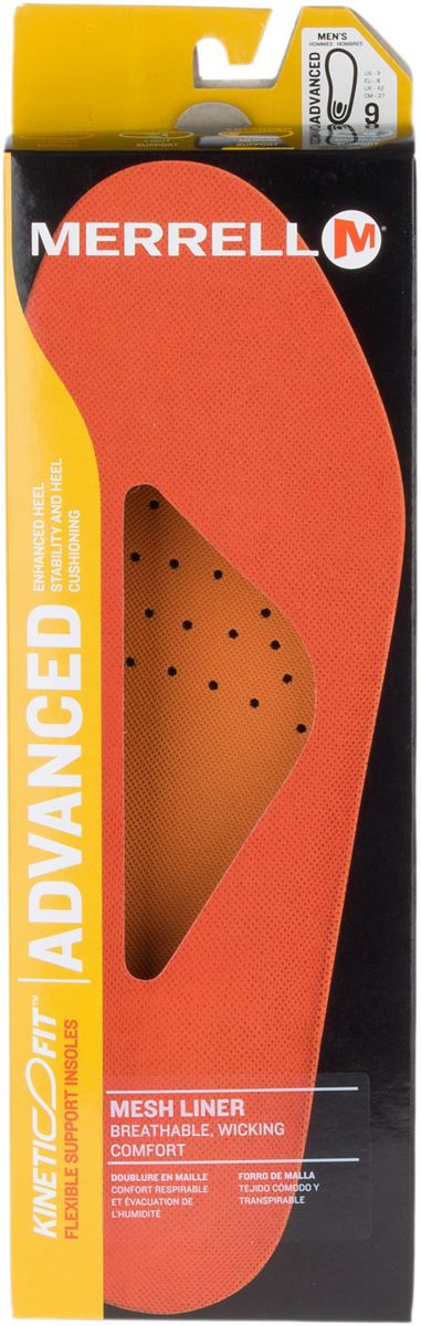Mens Kinetic Fit Footbed Wide Width Insoles