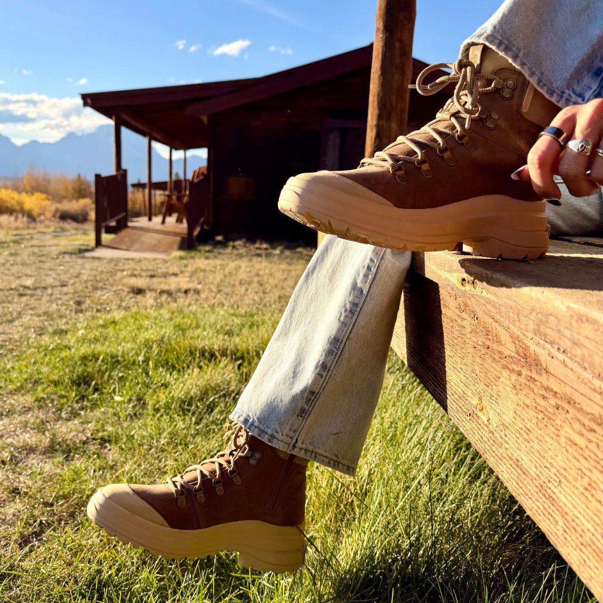 Women Harper Lace Zip Waterproof - Boots