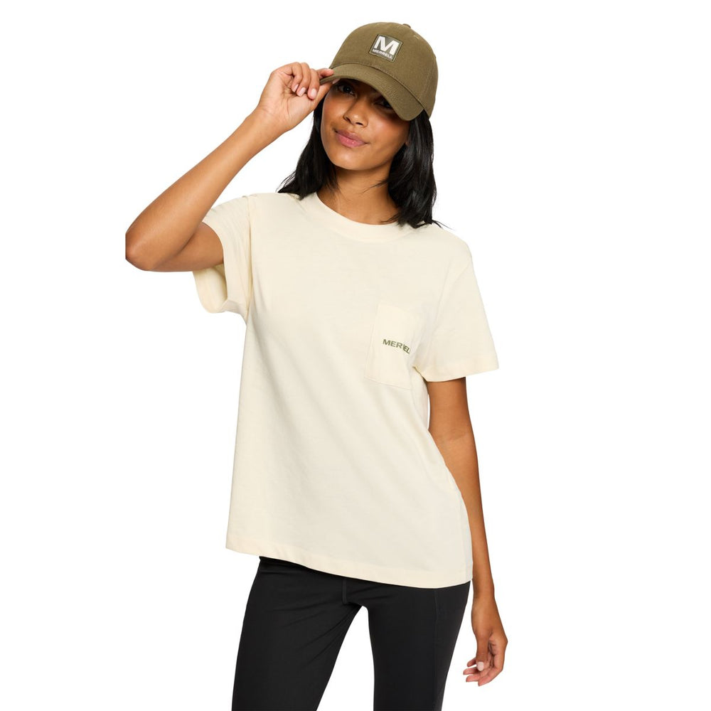 Women Relaxed Pocket Short Sleeve Tee - Short Sleeves